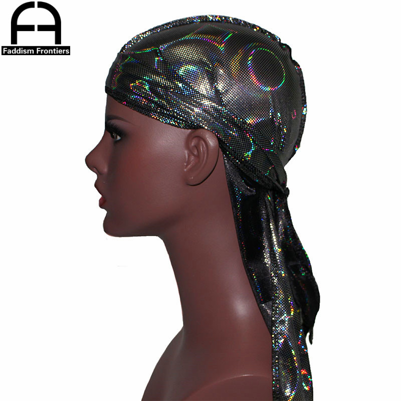 New Men's Colorful Sparkly Sil - Bandana Doo Rag reseña y precio