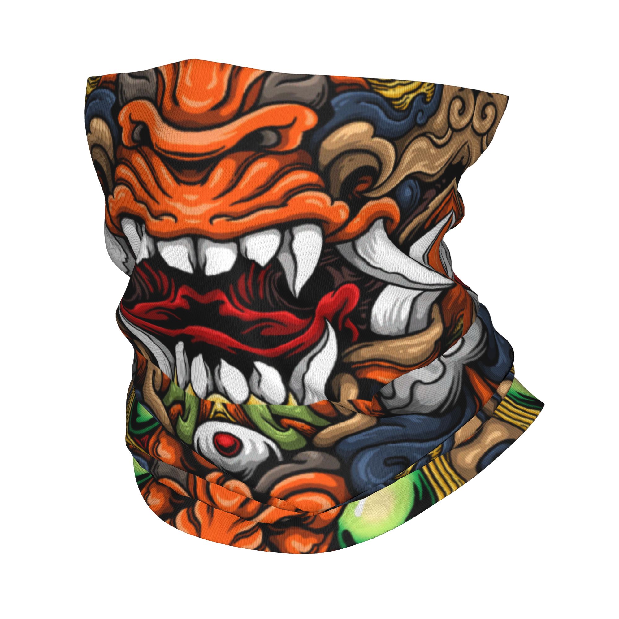 Custom Samurai Demon Oni Winte - Neck Warmer Tube reseña y precio