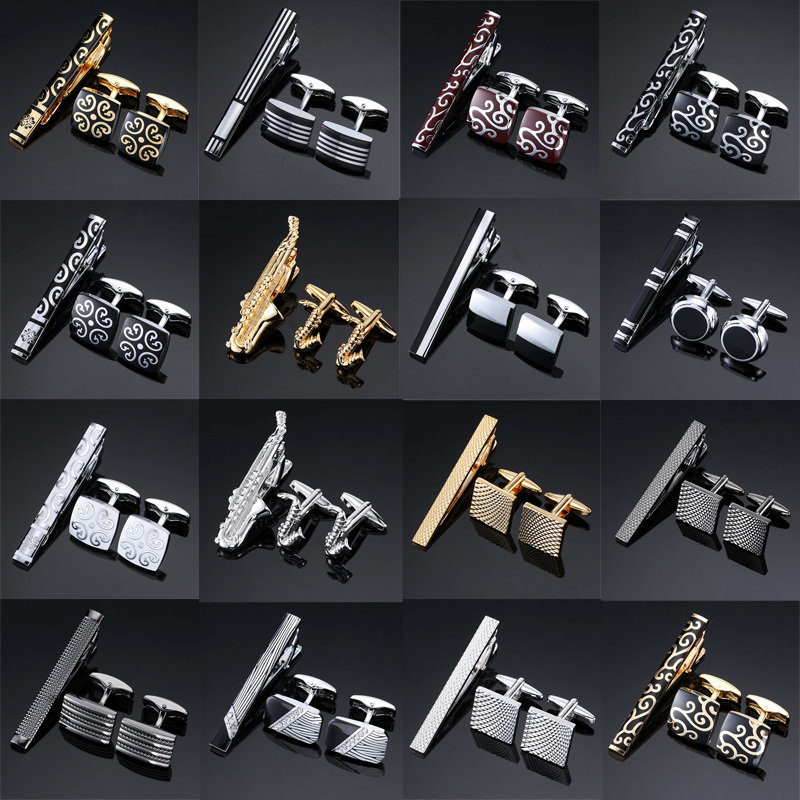 High Quality Cuff links neckti - Tie Bar Set Gift reseña y precio